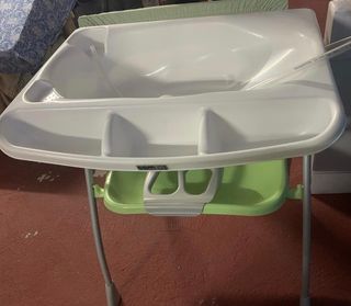 Bañera  CAM con cambiador  y manguera de desague