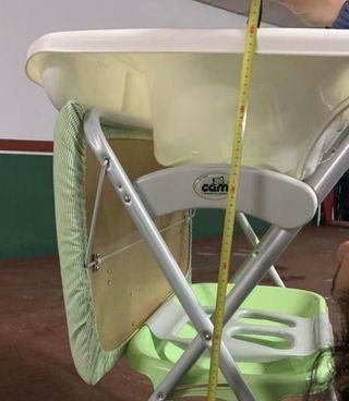 Bañera  CAM con cambiador  y manguera de desague