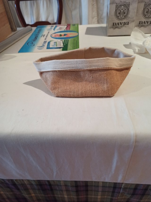 Panera de rafia sin usar