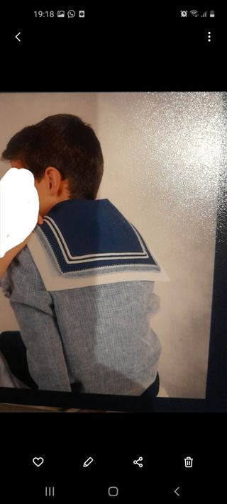 Traje comunión niño