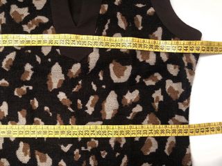 Vestido con delantero tipo leopardo. Ver medidas