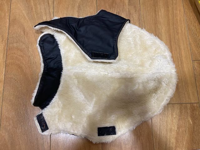 Abrigo perro impermeable piel