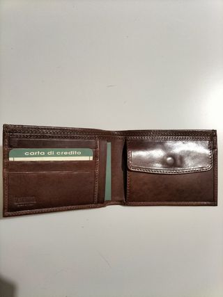 Portafoglio d'Aragona colore marrone