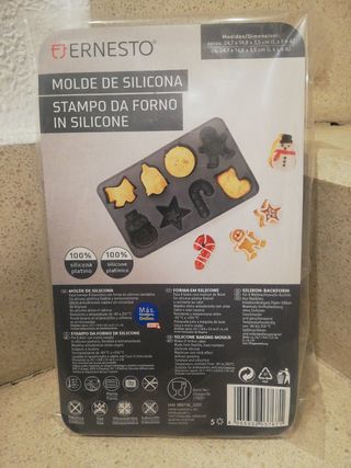 Moldes de silicona navideños