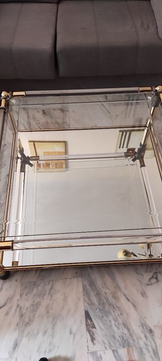 Mesa Baja Salón Cristal alta calidad