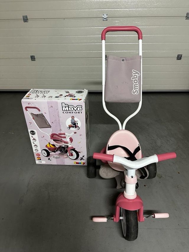 triciclo rosa smoby