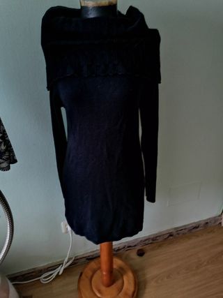 Vestido de punto abrigado