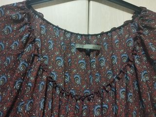 Blusa estampada Zara