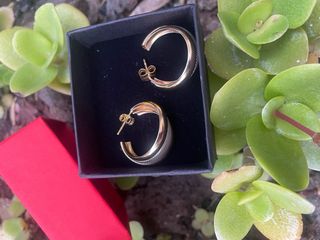 Pendientes de Oro Tricolor 18 klts.