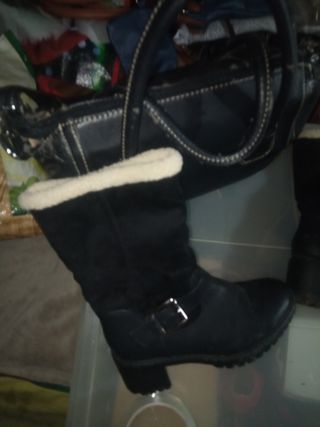 Botines peludos
