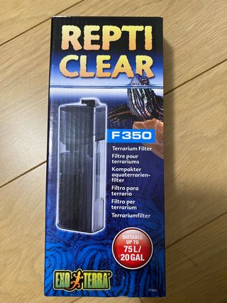 Filtro para terrario