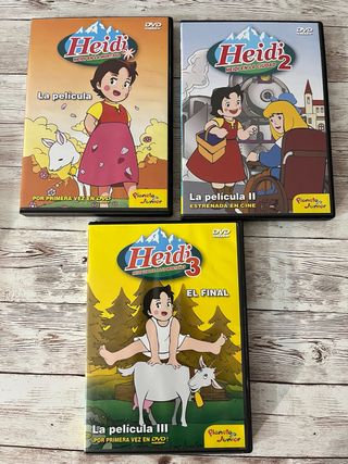 Cofre 3 películas DVD Heidi