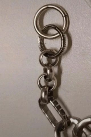 Pulsera cadena color plata