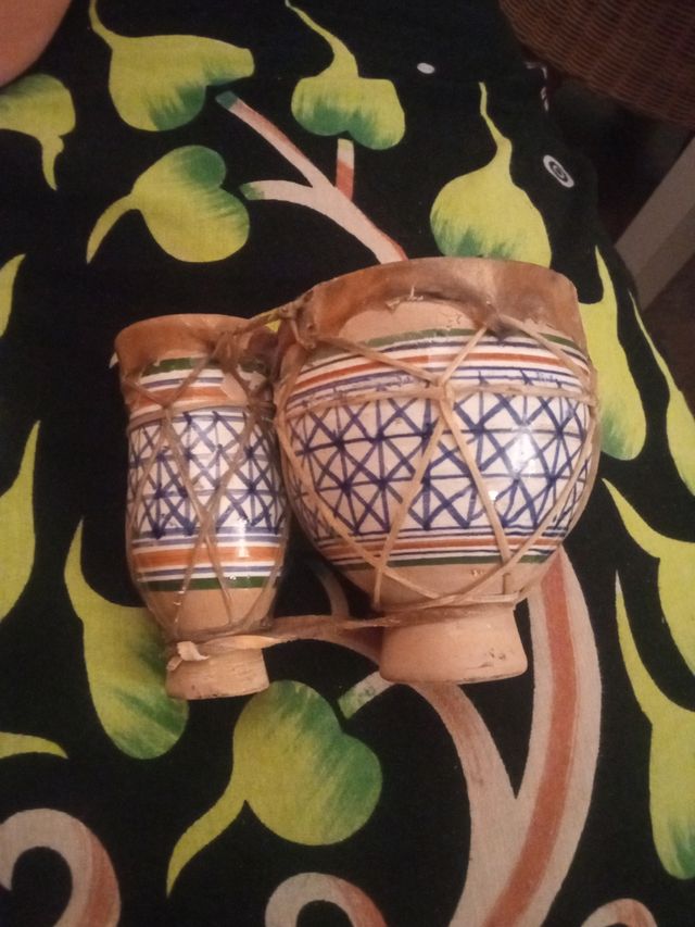 Bongos de cerámica africanos