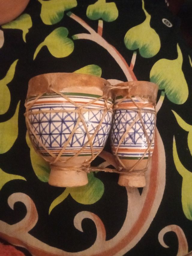 Bongos de cerámica africanos