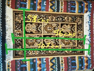 Elegantes alfombras 60 x 100 cm vintage(2 unidad)