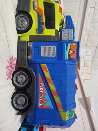 Camión de la basura juguete electrónico