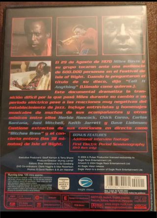 DVDs musicales originales