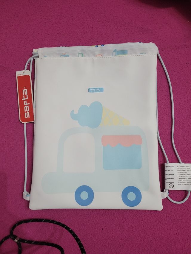 Nuevo!!Saco plano, mochila.