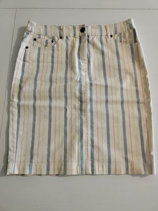 Falda vaquera rayas
