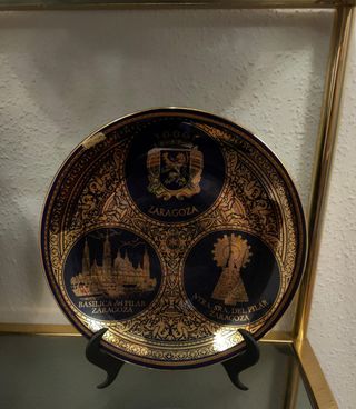 PLATO DE PORCELANA BASÍLICA DEL PILAR (ZARAGOZA)