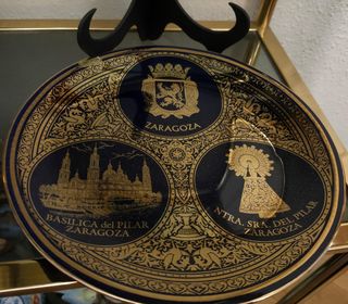 PLATO DE PORCELANA BASÍLICA DEL PILAR (ZARAGOZA)