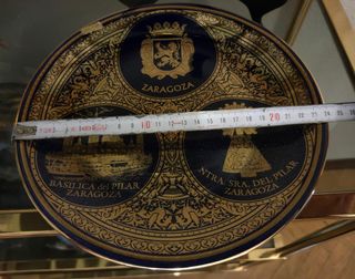 PLATO DE PORCELANA BASÍLICA DEL PILAR (ZARAGOZA)