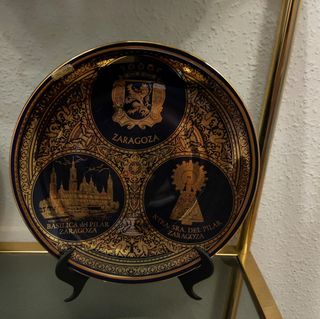 PLATO DE PORCELANA BASÍLICA DEL PILAR (ZARAGOZA)