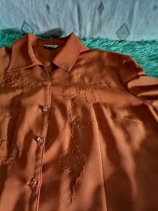 Blusa calidad fina y elegante T grande