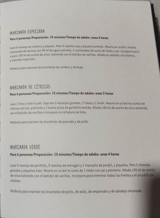 Libro cocina carnes pescado