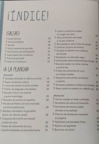 Libro cocina carnes pescado