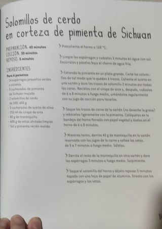 Libro cocina carnes pescado