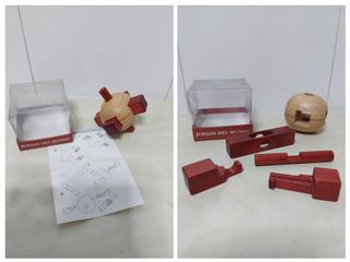 Puzles de ingenio en madera