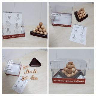 Puzles de ingenio en madera