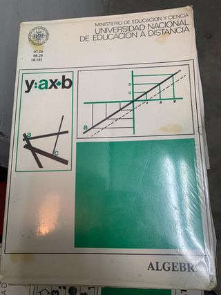 libros algebra y matematicas UNED