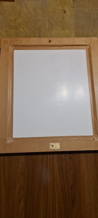 Espejo con marco de madera