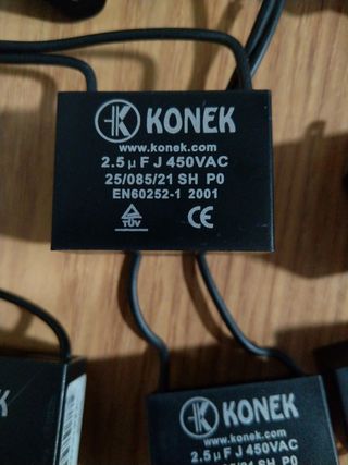 Condensadores de ventiladores de a/a.