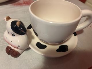 tazzone a forma di mucca