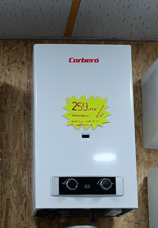 Corberó CCATP10GNNOX Calentador de Gas Natural 10L A