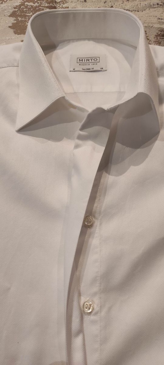 Camisa blanca Mirto ceremonia