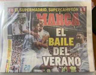 Súpercopas España Real Madrid  Diario AS y Marca