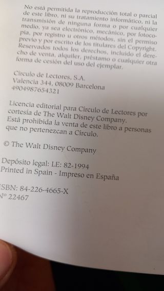 Libros de  Cuentos  Disnep antiguos de 1994!