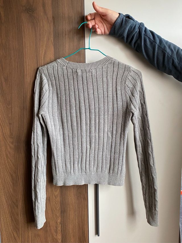 Felpa Hollister grigia