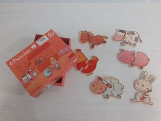 Puzzle de madera. Para 2 años.