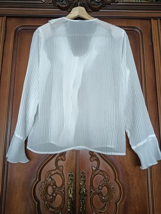 Blusa transparente