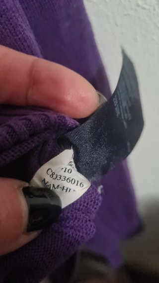 Felpa viola Tommy Hilfiger