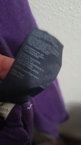 Felpa viola Tommy Hilfiger
