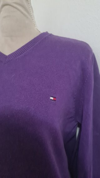 Felpa viola Tommy Hilfiger