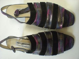 ZAPATOS  EN PIEL FRANCESES GUY LAROCHE TALLA40