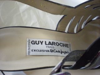 ZAPATOS  EN PIEL FRANCESES GUY LAROCHE TALLA40